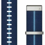 Laatste Versie Garmin Óraszíj 22 mm csíkos Jacquard szövet (QuickFit), MARQ (Gen 2)