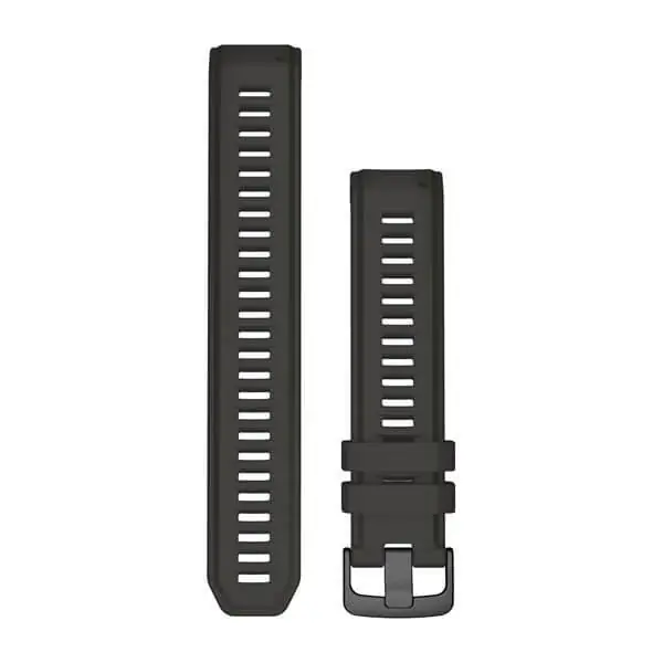 Finale Uitverkoop Garmin Óraszíj 22 mm grafit szilikon (Instinct 2)