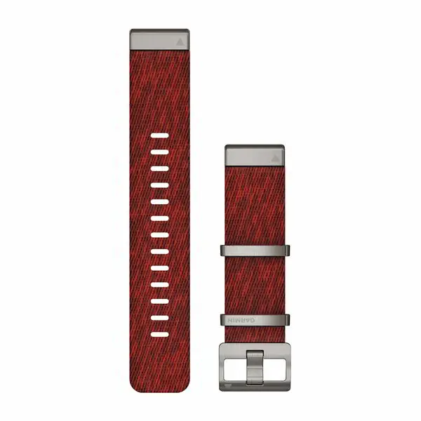 Garmin Óraszíj 22 mm piros nylon (Jacquard szövet) (QuickFit) MARQ Actieprijs