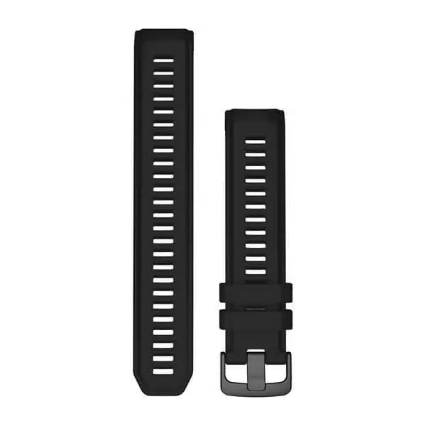 Garmin Óraszíj 22 mm fekete szilikon (Instinct 2) Gratis Retour