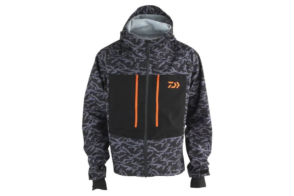 Daiwa Daiwa D-Vec Wading Jacket XL grey camo, XL kabát Merkproduct