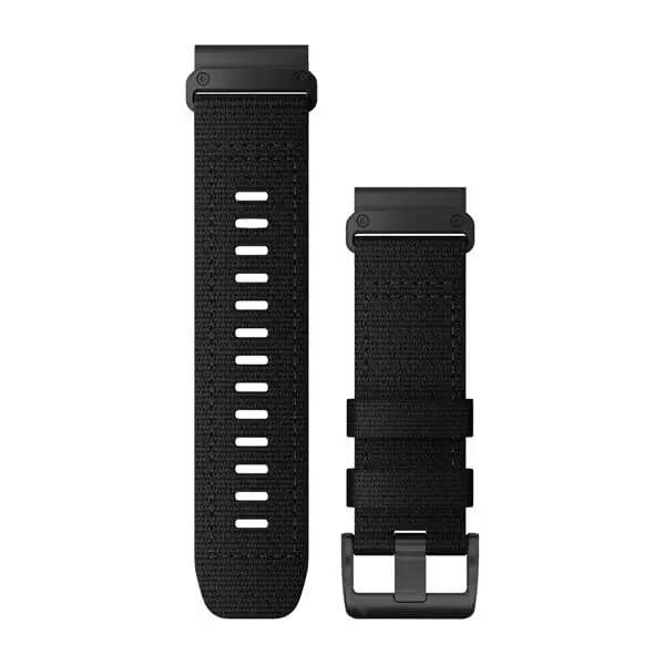 Direct Verzonden Garmin Óraszíj 26 mm taktikai fekete nylon, fekete csat (QuickFit)