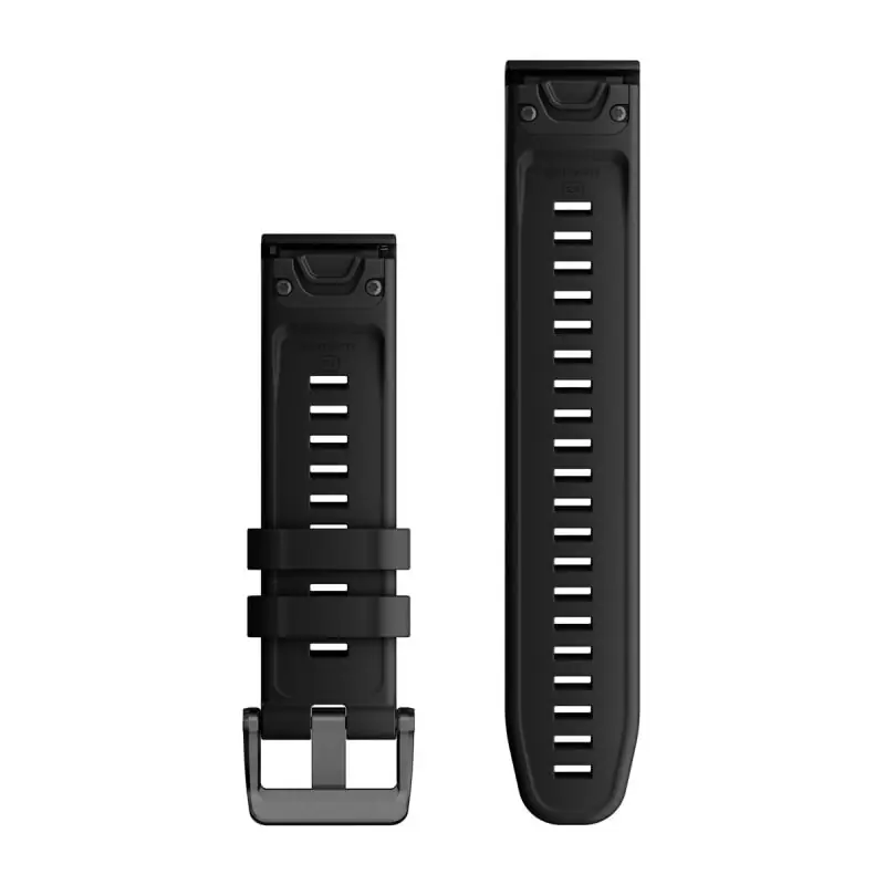 Garmin Óraszíj 22 mm fekete szilikon (QuickFit) Snelle Levering