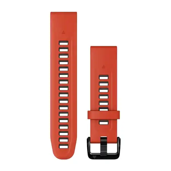 Hoge Kwaliteit Garmin Óraszíj 20 mm piros/grafit szilikon (QuickFit)