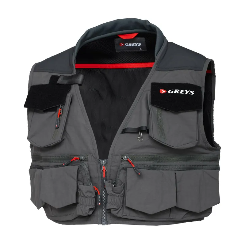 Greys Tail Fly Vest XXL/XXXL GREY mellény Laatste Versie