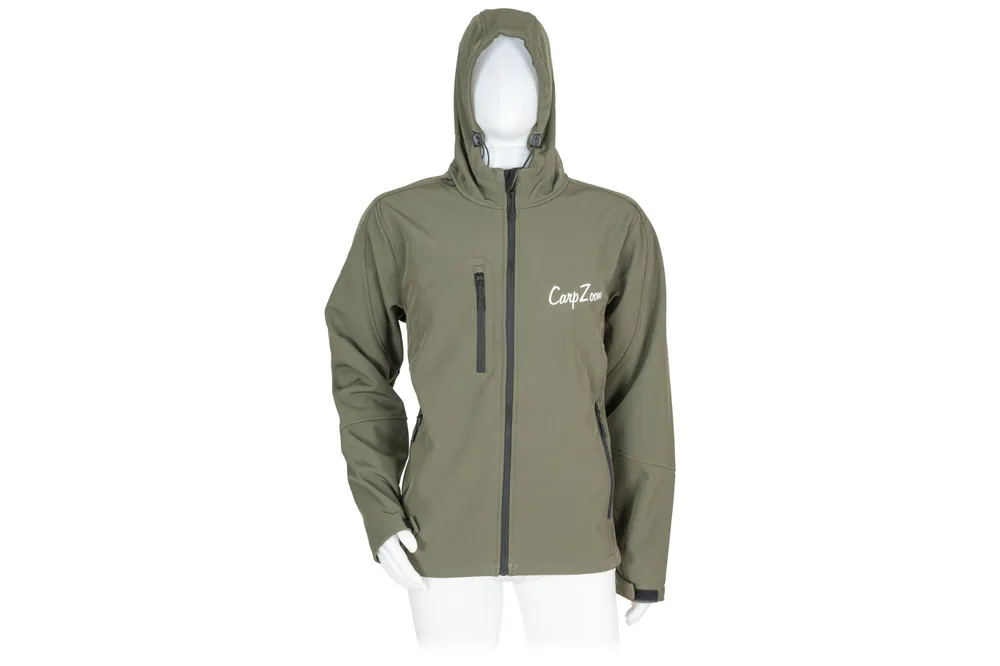 CZ Kapucnis Softshell Kabát, M, zöld Actieprijs