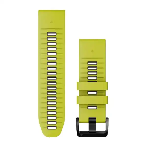 Korting Garmin Óraszíj 26 mm lime/grafit szilikon (QuickFit)