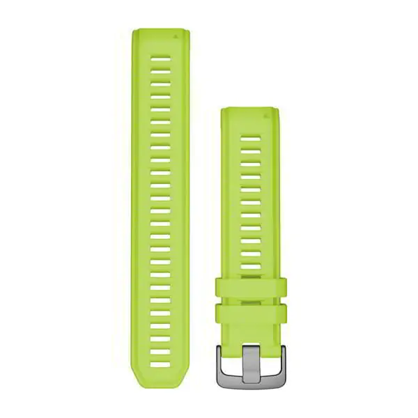 Beperkte Voorraad Garmin Óraszíj 22 mm Electric Lime szilikon (Instinct 2)