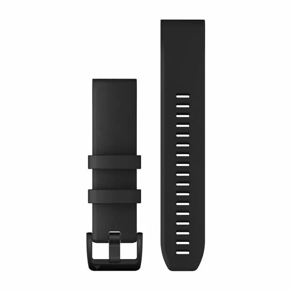Garmin Óraszíj 22 mm fekete szilikon, fekete rozsdamentes csat (QuickFit) Approach S62 Shop Nu