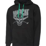 Meest Verkocht MADCAT SKULL HOODIE M BLACK kapucnis pulóver