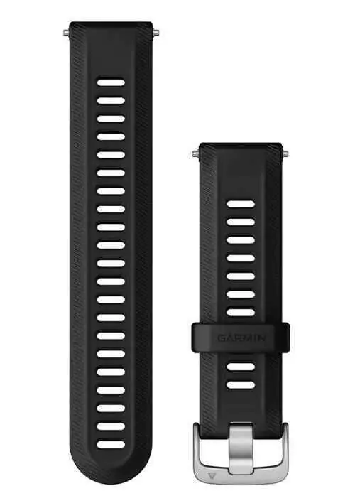 Garmin Óraszíj Forerunner 955 fekete, ezüst csattal Direct Beschikbaar