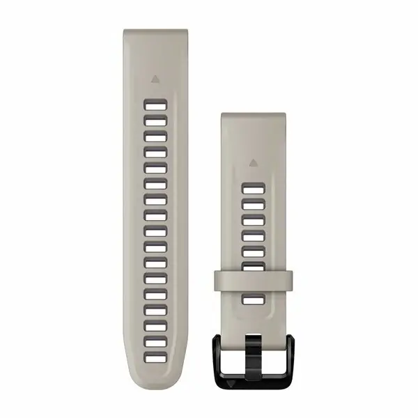 Superprijs Garmin Óraszíj 20 mm világos homokkő/orchidea szilikon (QuickFit)