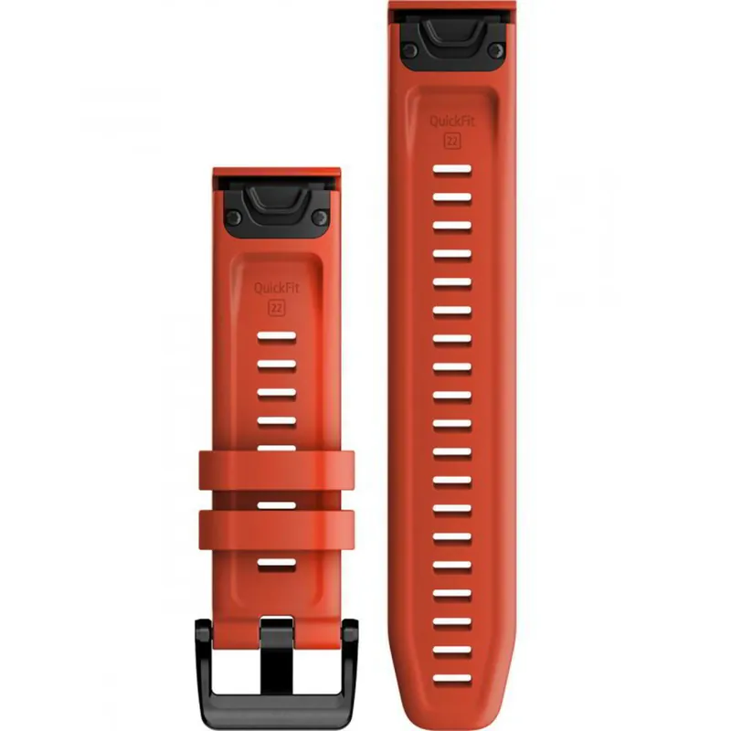 Garmin Óraszíj 22 mm lángvörös szilikon (QuickFit) (Fenix 7) Bestseller