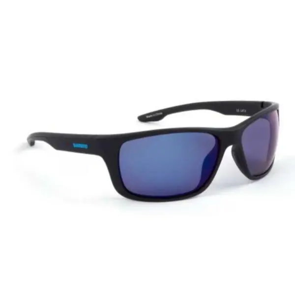 Shimano Antares Matte Black & Blue Mirror polarizált napszemüveg Weekendaanbieding