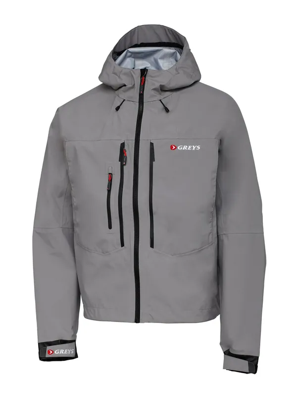 Flitsaanbieding Greys Tail Wading Jacket S GREY kabát
