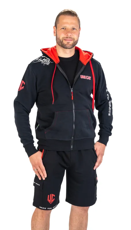 UNI CAT Team Zipper Hoodie / kapucnis pulóver / L Voordeelprijs