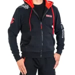 Tijdelijk Beschikbaar UNI CAT Team Zipper Hoodie / kapucnis pulóver / XL