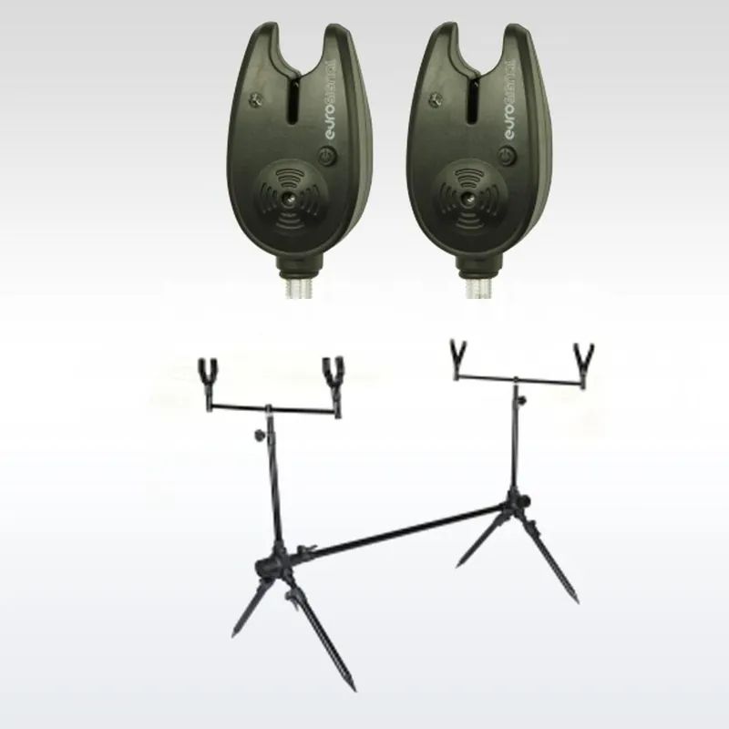 Hete Deal Nevis rod pod szett Carp Academy Rod Pod Eco + 2 db Carp Academy Eurosignal elektromos kapásjelző