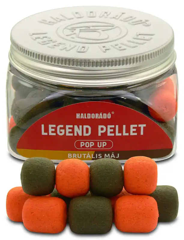 Haldorádó LEGEND PELLET Pop Up 12, 16mm - Brutális Máj Direct Verzonden