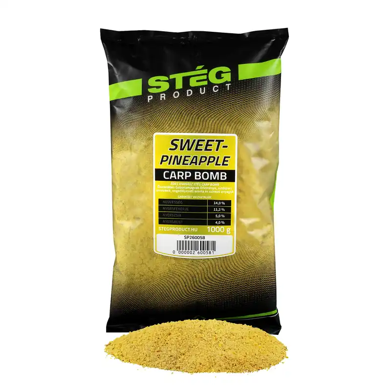 Stég Carp Bomb 1kg - édes ananász Beperkte Voorraad