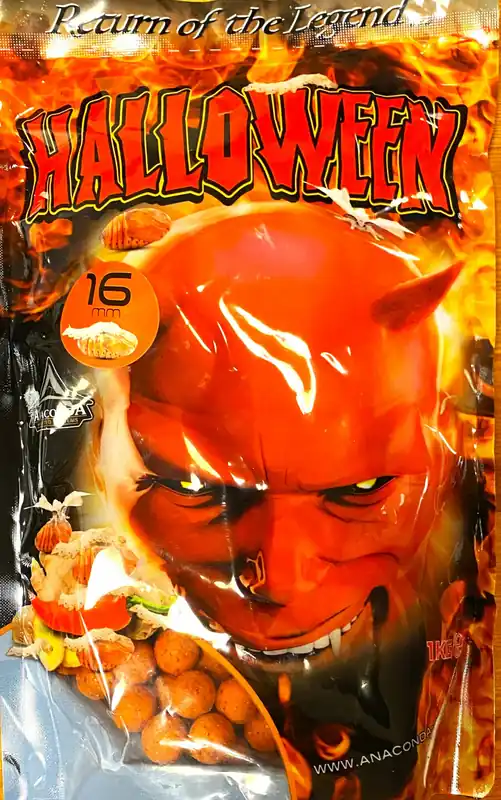 Must-Have ANACONDA Halloween Boilie Fűszeres-Édes-Selyemhernyó/16mm/1Kg