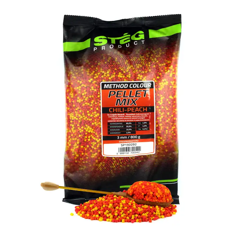 Op = Op Stég Pellet Mix 800g 3mm - chili-barack