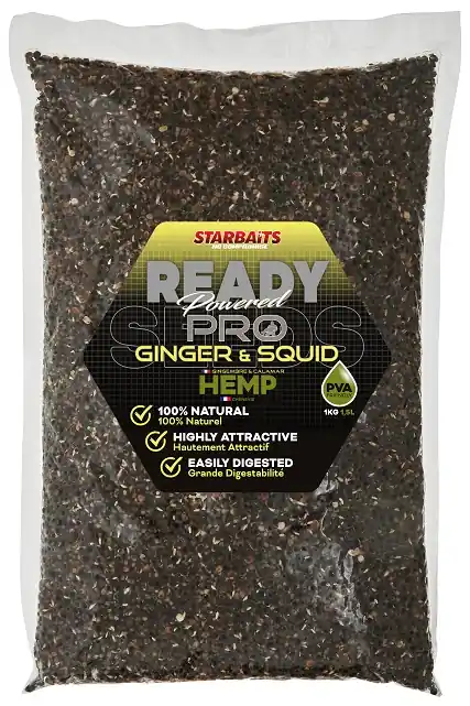 Fabrieksprijs Starbaits Kender Ready Seeds Pro Ginger Squid 1kg