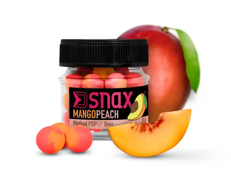 Bestel Nu Delphin D SNAX POP csali 10mm/20g (Mangó-Barack)
