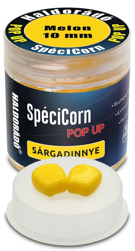 Weekendaanbieding Haldorádó SpéciCorn Pop Up gumikukorica - Sárgadinnye 10 mm