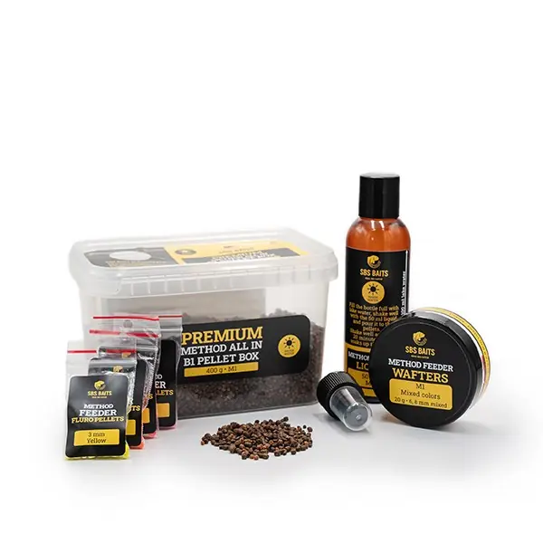 SBS Premium Method All In B1 Pellet Box Pineapple 2-4 mm 400G Fabrieksprijs