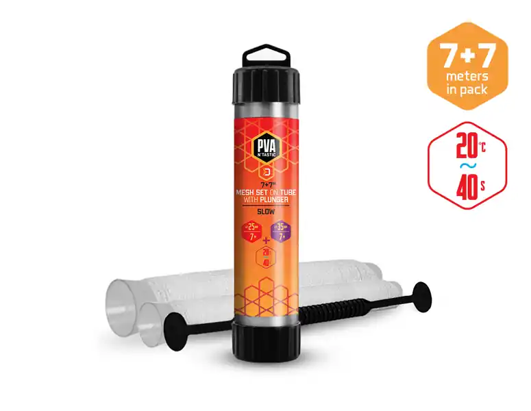 Actieprijs Delphin PVA n ́tastic háló szett 2 az 1 -ben / 7+7m (25mm + 35mm / lassan oldódás)