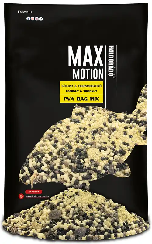 Haldorádó MAX MOTION PVA Bag Mix - Kókusz & Tigrismogyoró Betaalbaar