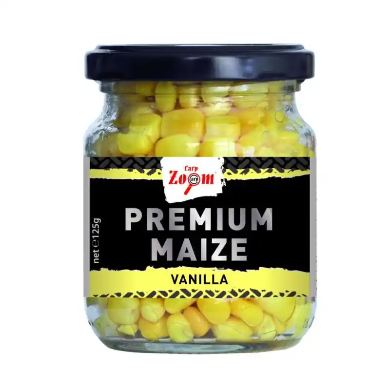 CarpZoom Prémium horgászkukorica, vanília, 125g, 220ml Laatste Kans