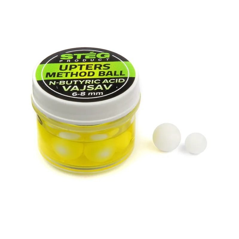 Gecertificeerd Stég Upters Method Ball N-Butyric Acid 6-8mm 10db/dob.