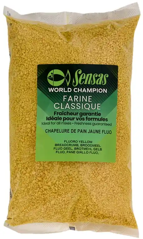 Sensas Chapelure Fluo Jaune (angolmorzsa sárga) new 700g Nieuw
