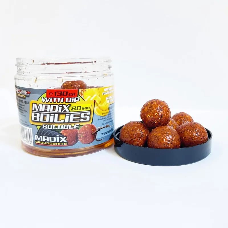 Direct Beschikbaar MADIX OLDÓDÓ BOILIE DIP-BEN 20MM BANÁN&ANAN. 130G