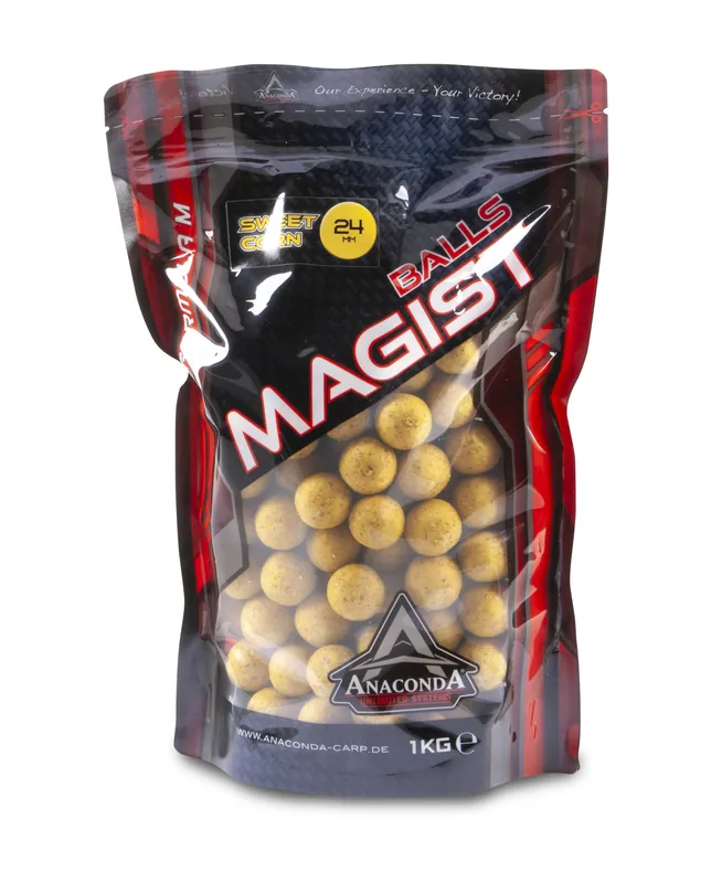 ANACONDA Magist Balls Sweetcorn/Édeskukorica /24mm/1kg Bestel Nu