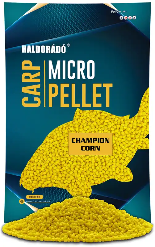 Meest Verkocht HALDORÁDÓ Carp Micro Pellet - Champion Corn