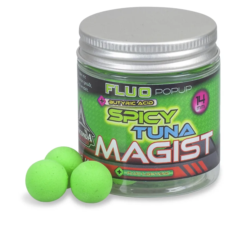 Gereduceerde Prijs ANACONDA Magist Micro Fluo Pop Up Spicy Tuna / 14mm