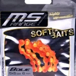 Actieprijs MS RANGE Easy Hook Boilie Fluo RC red-chartreuse/Fluo piros narancssárga UV/gumi wafter 6mm