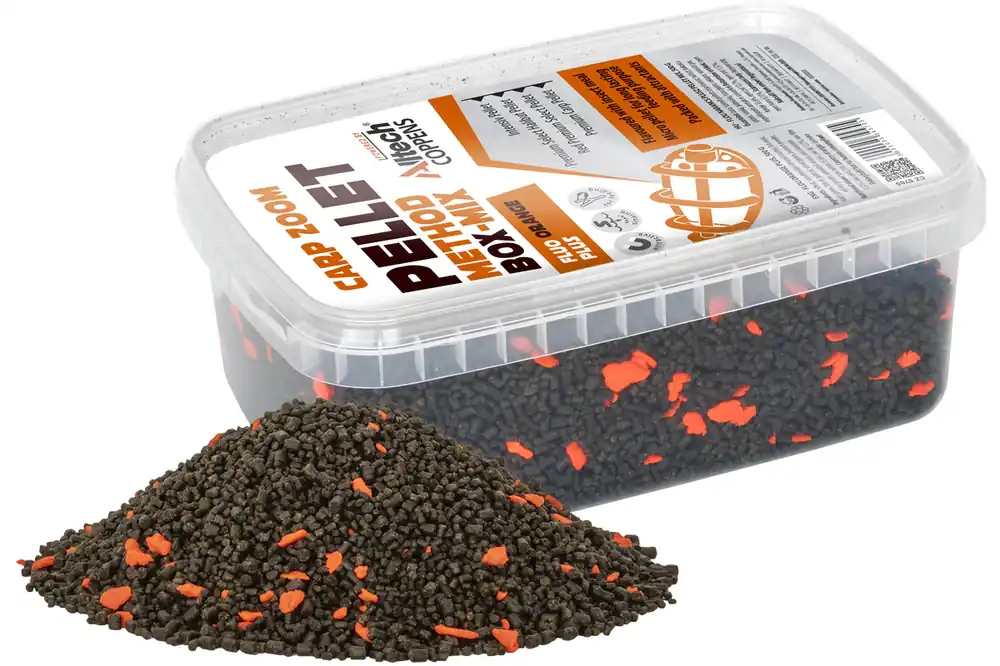 CZ Fluo Orange Plus pellet mix, natúr, 500 g Beperkt Aanbod