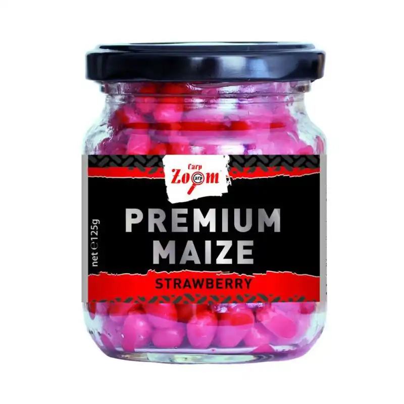 CarpZoom Prémium horgászkukorica, eper, 125g, 220ml Laatste Versie