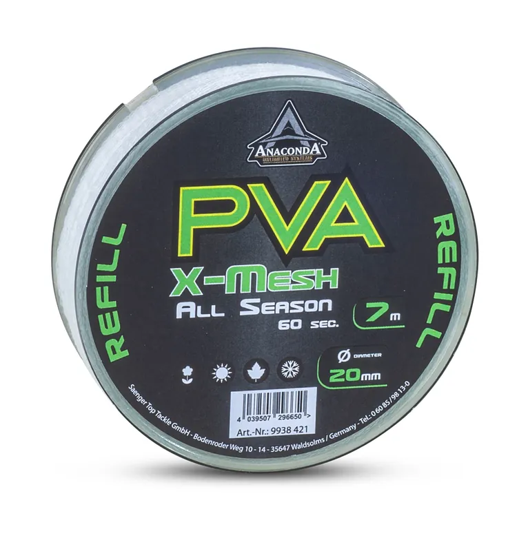 ANACONDA All Season PVA X-Mesh lassan oldodó PVA háló / 7m / 20mm Actieprijs