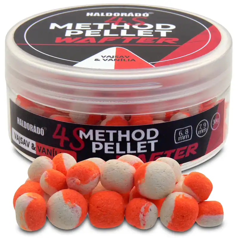 Gratis Retour Haldorádó 4S Method Pellet Wafter 6, 8mm - Vajsav & Vanília