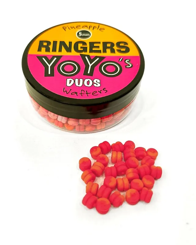 Shop Nu Ringers Yoyo Duos Orange and Pink (5mm)