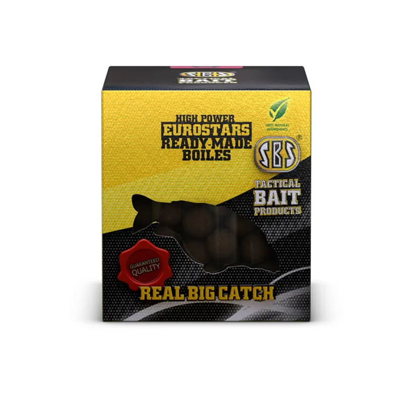 Direct Verzonden SBS Eurostar Ready-Made Boilies Strawberry Jam 150g 20mm