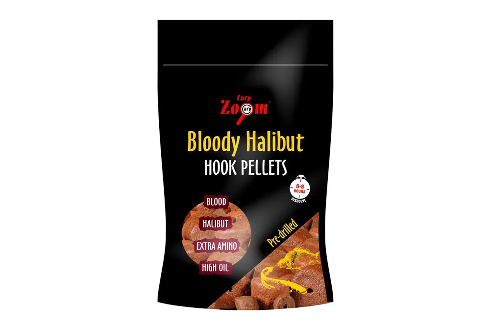 Betrouwbaar CarpZoom Véres halibut horogpellet fúrt, 8mm, halibut, 150g