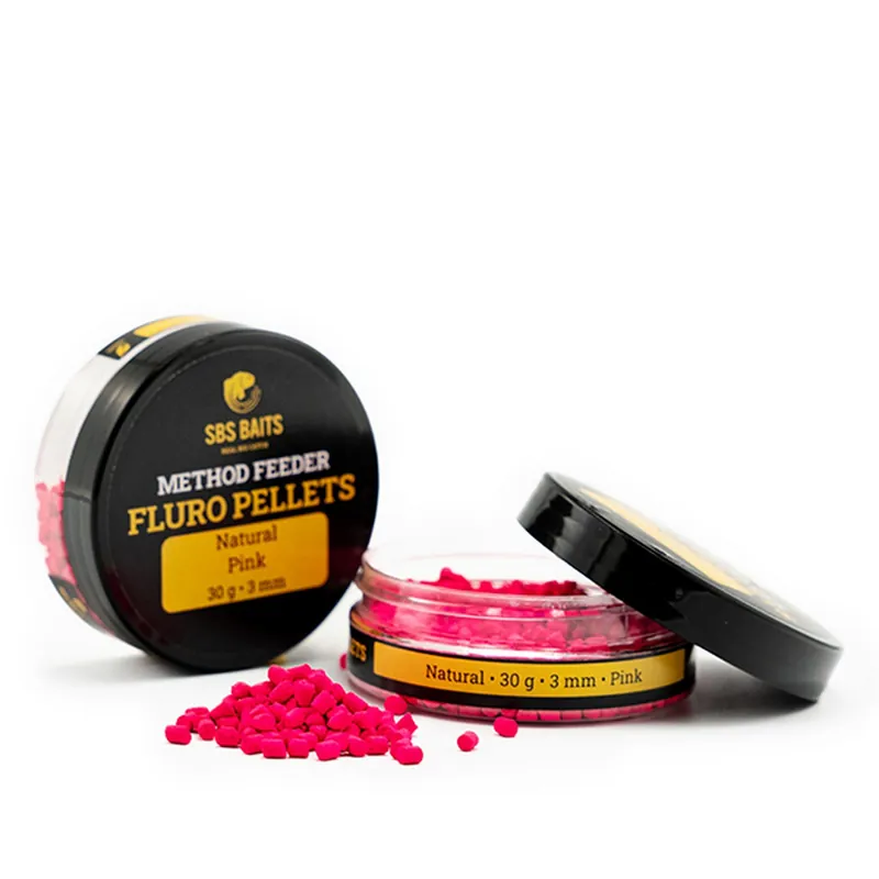 Weekendaanbieding SBS Method Feeder Fluro Pellets Pink 3 mm 30G