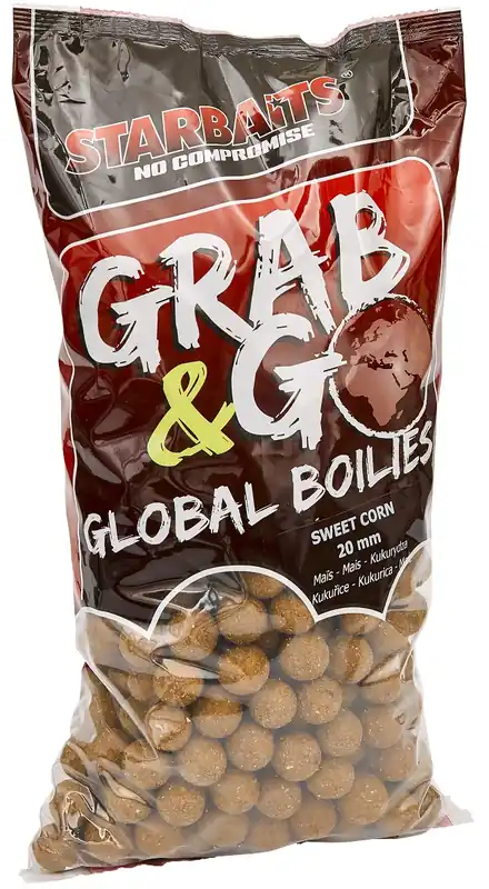 Meest Verkocht Starbaits Boilies Global Sweet Corn 2,5kg 14mm