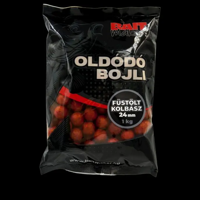 Bait Maker Oldódó bojli 24mm Füstölt Kolbász 1kg Op = Op